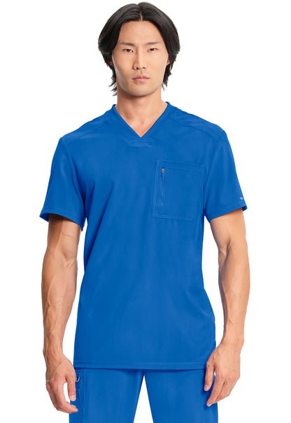 Classics CK910A Men's Tuckable V-Neck Top Royal Model Image Front | Infinity