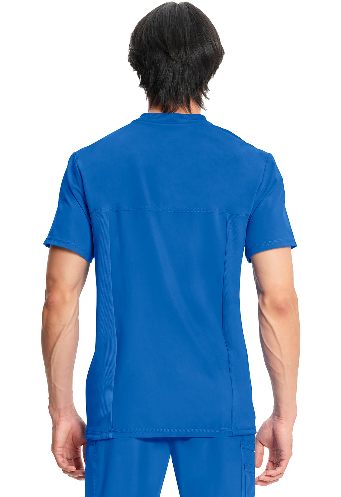 Classics CK910A Men's Tuckable V-Neck Top Royal Model Image Back | Infinity