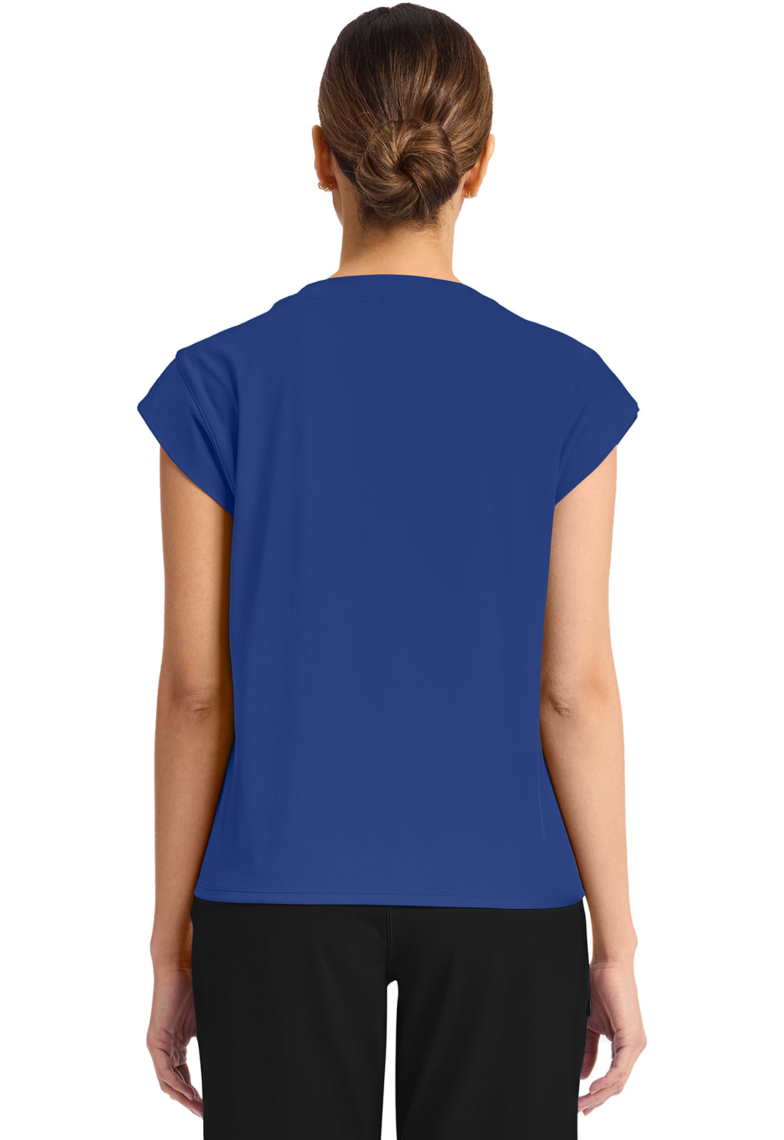 Achieve CK936 Women's 1 Pocket Crew Neck Top Royal Image 4