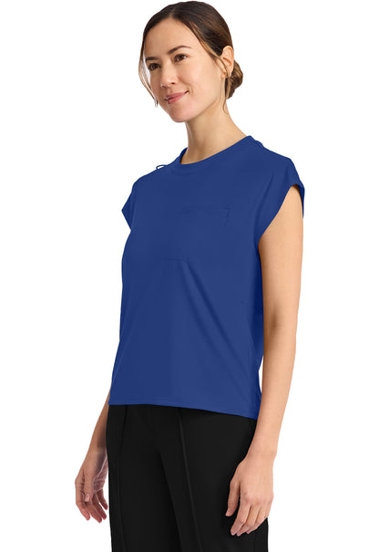 Achieve CK936 Women's 1 Pocket Crew Neck Top Royal Image 3