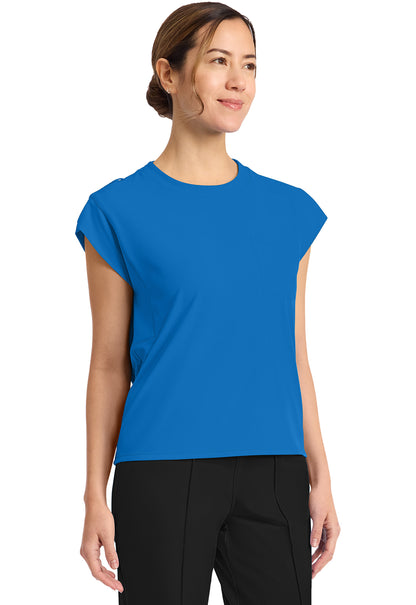 Achieve CK936 Women's 1 Pocket Crew Neck Top True blue Image 5