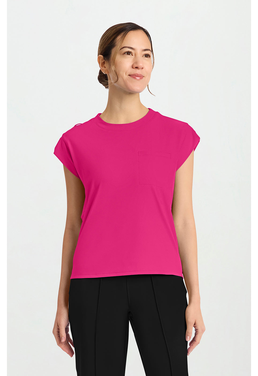 Achieve CK936 Women's 1-Pocket Crew Neck Scrub Top image 1