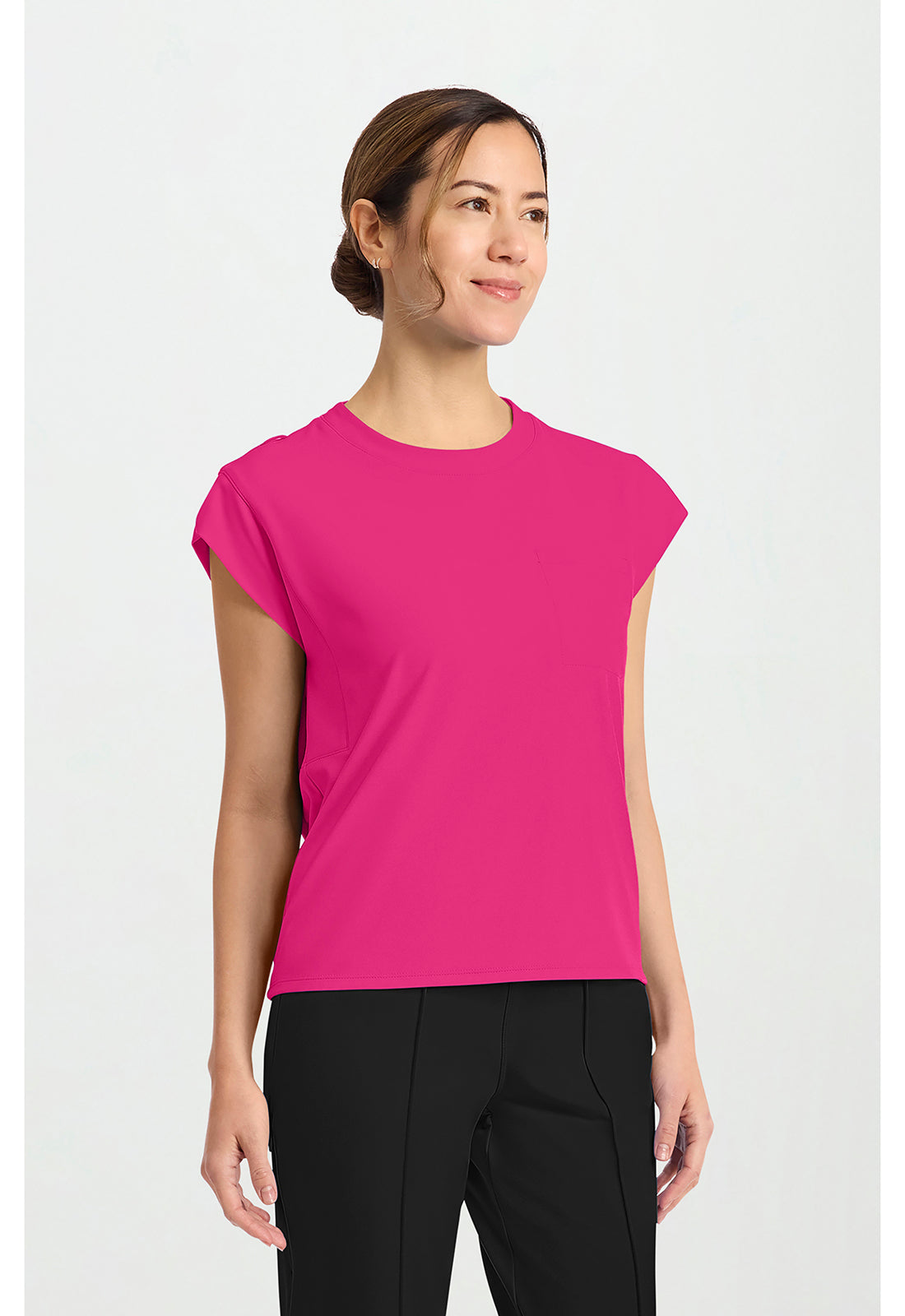 Achieve CK936 Women's 1-Pocket Crew Neck Scrub Top image 5