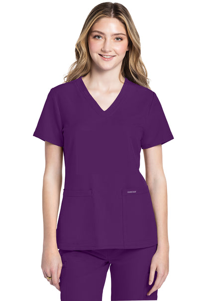 Originals Ultra CK953A V-Neck Top Eggplant