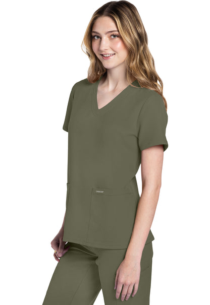 Originals Ultra CK953A V-Neck Top Olive