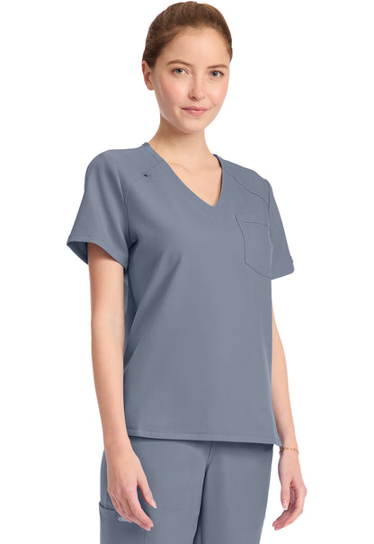 Originals Ultra CK954A Women's Tuck-in V-Neck Top Grey Image