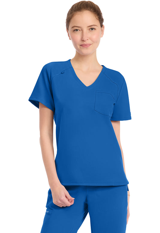 Originals Ultra CK954A Women's Tuck-in V-Neck Top Royal