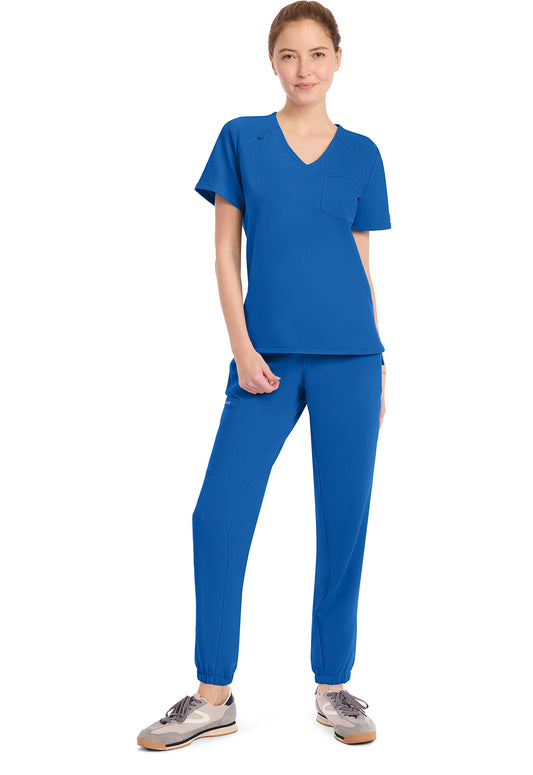 Workwear Originals Ultra CK954A Women's Tuck-in V-Neck Scrub Top Royal