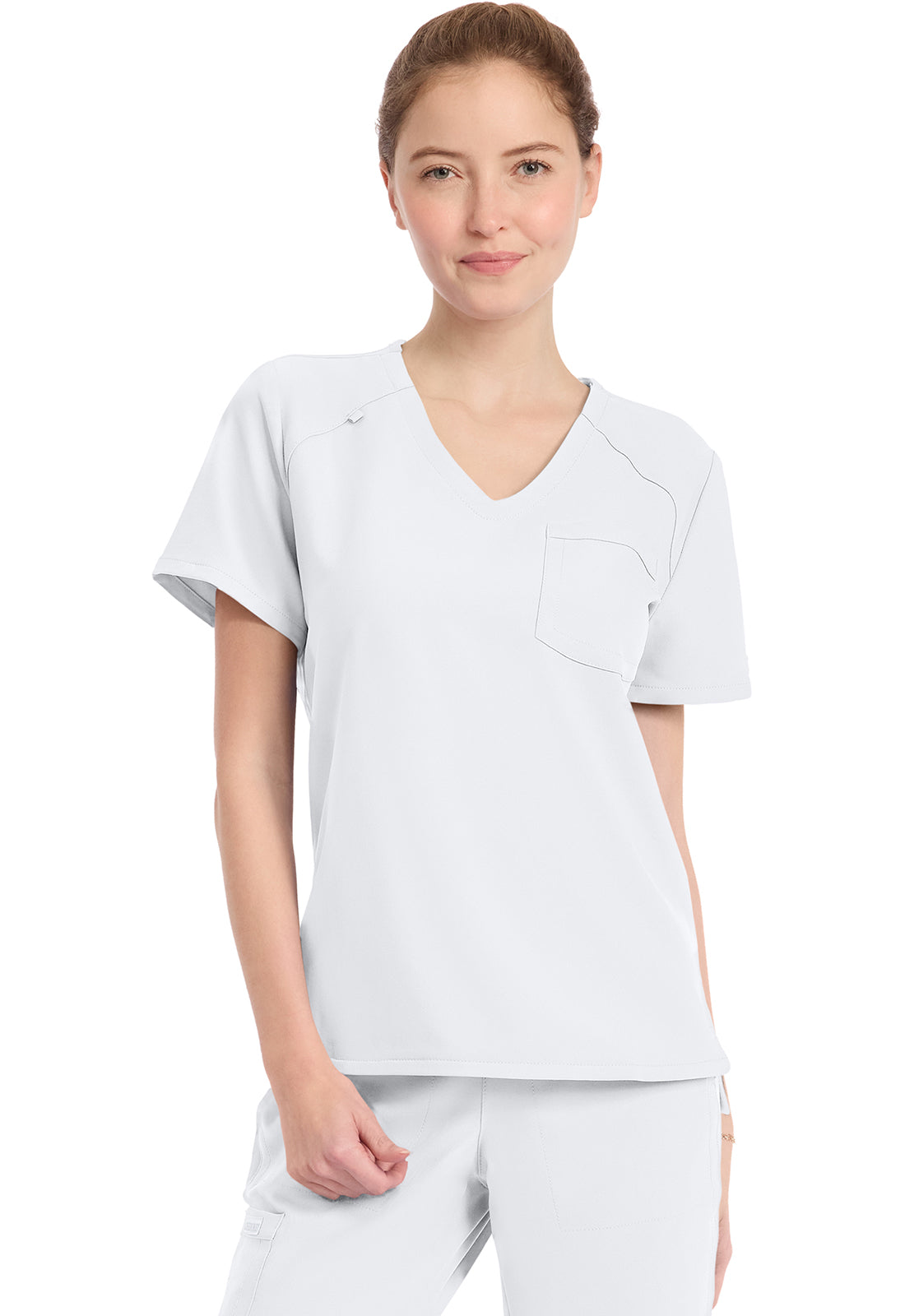 Originals Ultra CK954A Women's Tuck-in V-Neck Top White Image