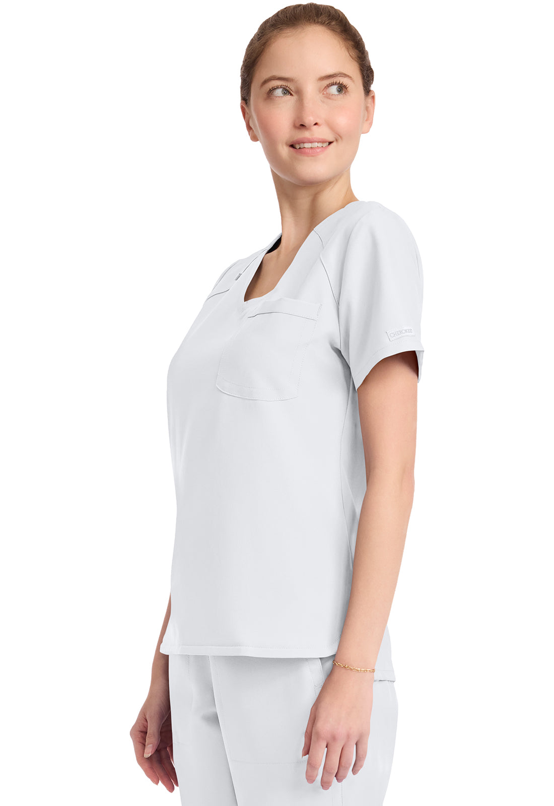 Originals Ultra CK954A Women's Tuck-in V-Neck Top White Image