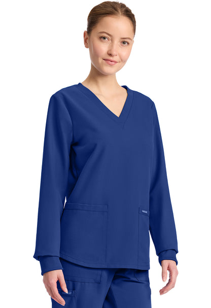 Workwear Originals Ultra CK962A Women's Long Sleeve Modesty Scrub Top image 5