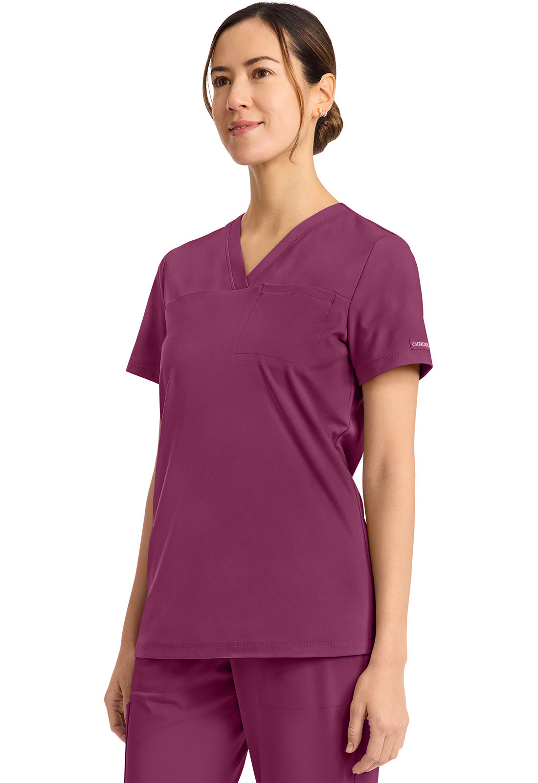 Achieve CK963 Women's Tuck in Scrub Top image 3