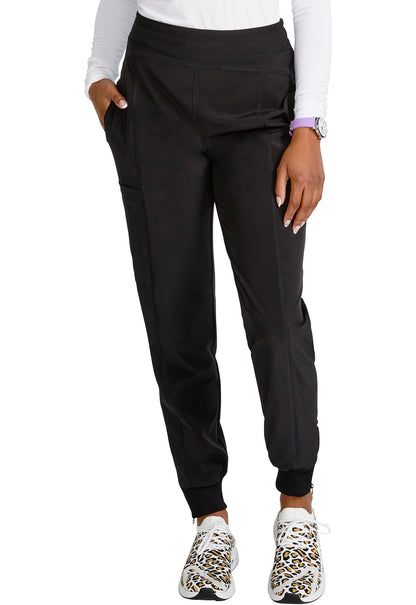 Allura CKA170 Pull-On Jogger Pants Black Model Image Front | Cherokee