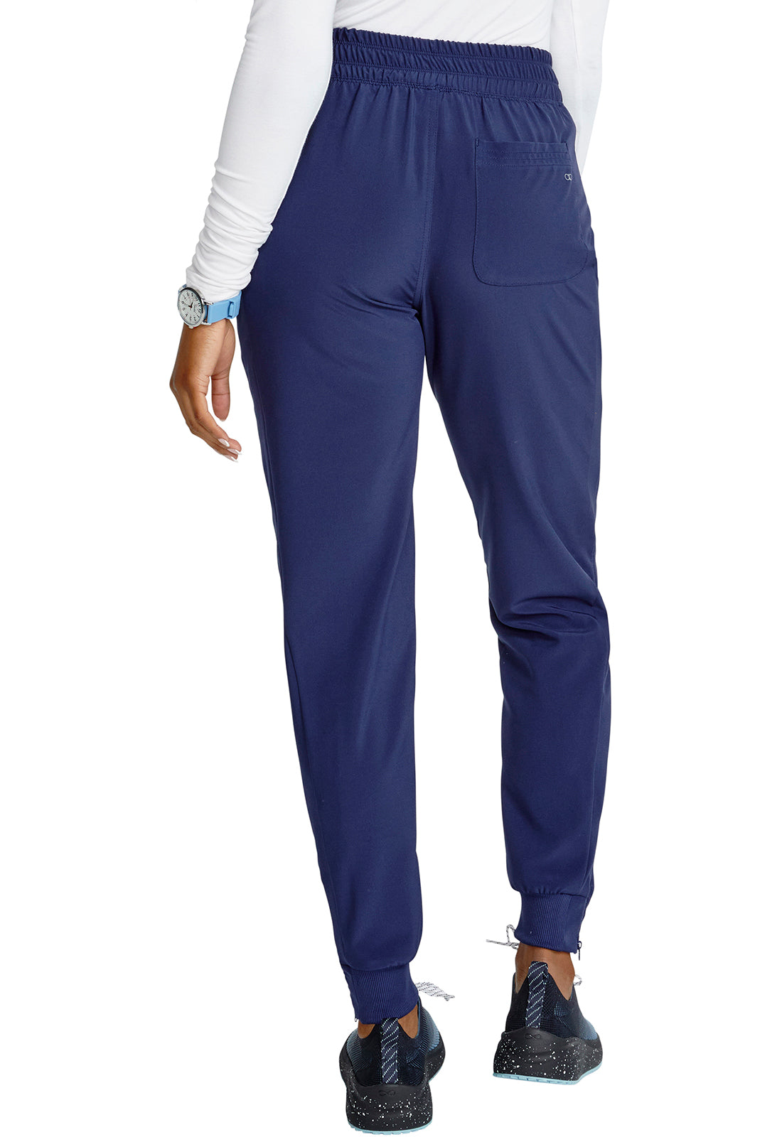 Allura CKA170 Pull-On Jogger Pants Navy Model Image Back | Cherokee