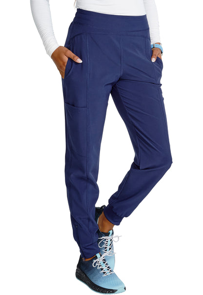 Allura CKA170 Pull-On Jogger Pants Navy Model Image Left Side | Cherokee