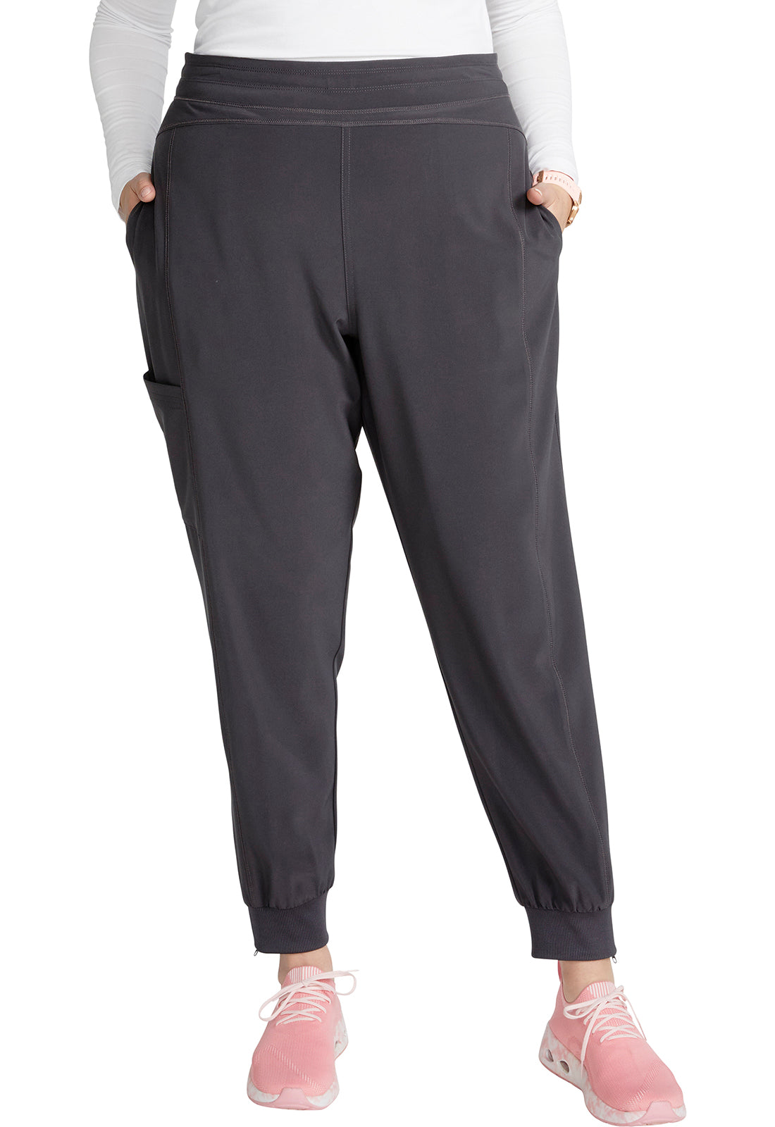 Allura CKA170 Pull-On Jogger Pants Pewter