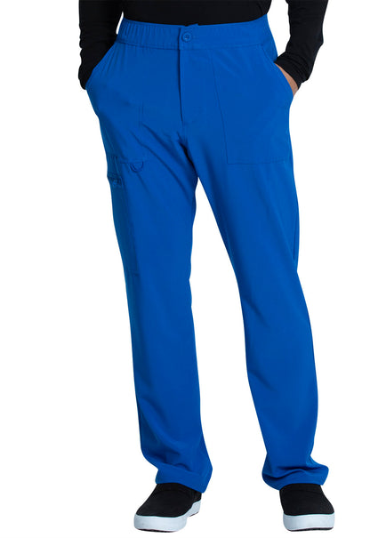 Allura CKA186 Men's Fly Front Cargo Pants Royal Model Image Front | Cherokee