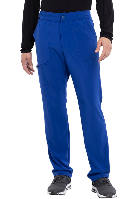 Allura CKA186 Men's Fly Front Cargo Scrub Pants Galaxy Blue
