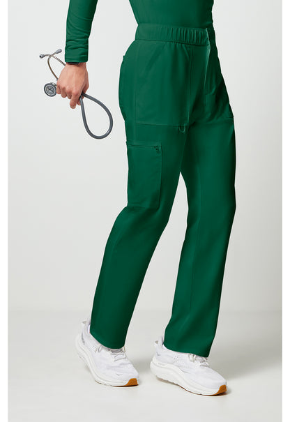 Allura CKA186 Men's Fly Front Cargo Scrub Pants Hunter Green