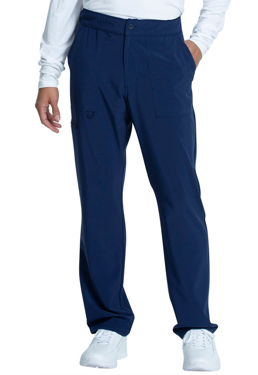 Allura CKA186 Men's Fly Front Cargo Scrub Pants Navy