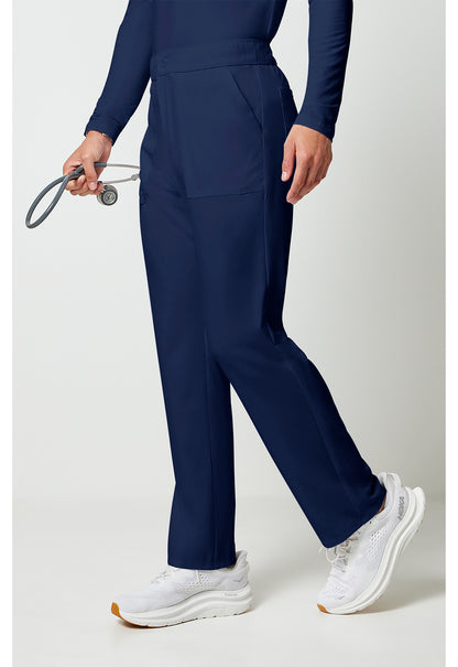 Allura CKA186 Men's Fly Front Cargo Scrub Pants Navy