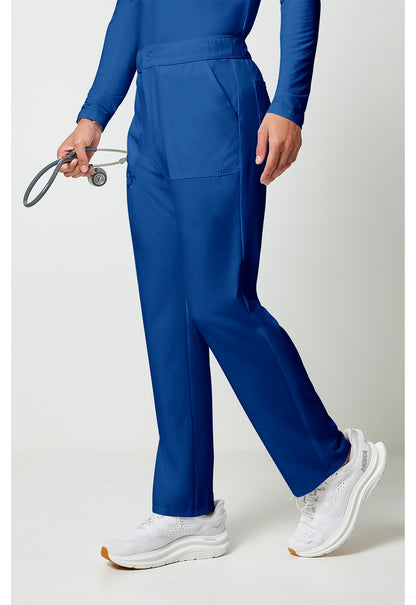 Allura CKA186 Men's Fly Front Cargo Scrub Pants Royal
