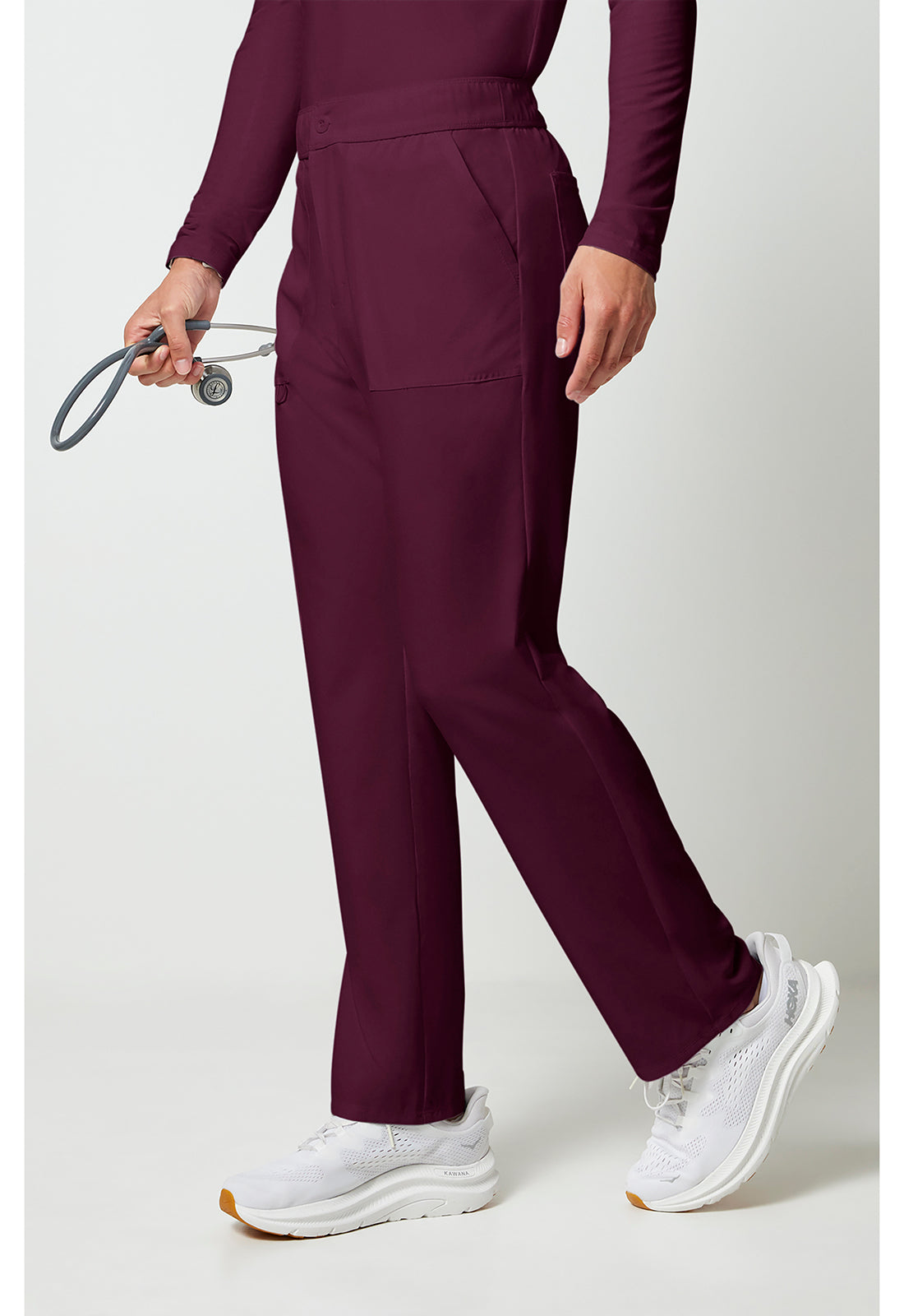 Allura CKA186 Men's Fly Front Cargo Scrub Pants image 3