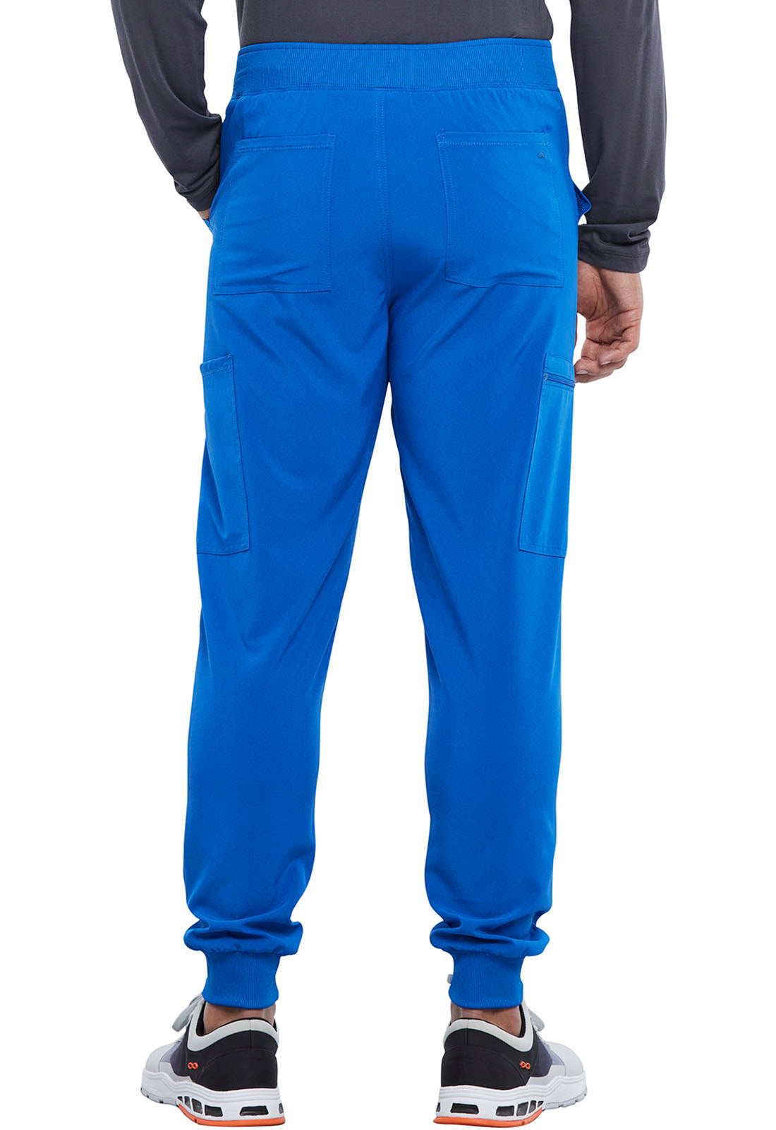 Allura CKA189 Men's Mid Rise Jogger Royal Model Image Back | Cherokee