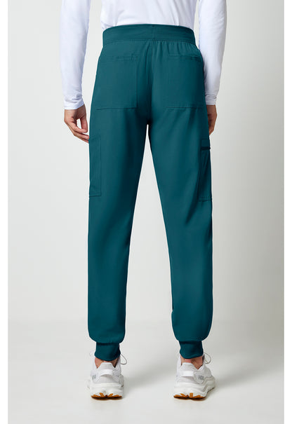 Allura CKA189 Men's Mid Rise Scrub Joggers Caribbean Blue