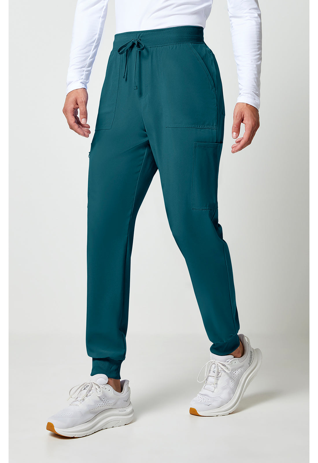 Allura CKA189 Men's Mid Rise Scrub Joggers Caribbean Blue
