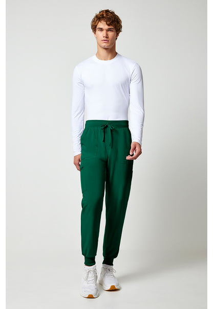 Allura CKA189 Men's Mid Rise Scrub Joggers Hunter Green