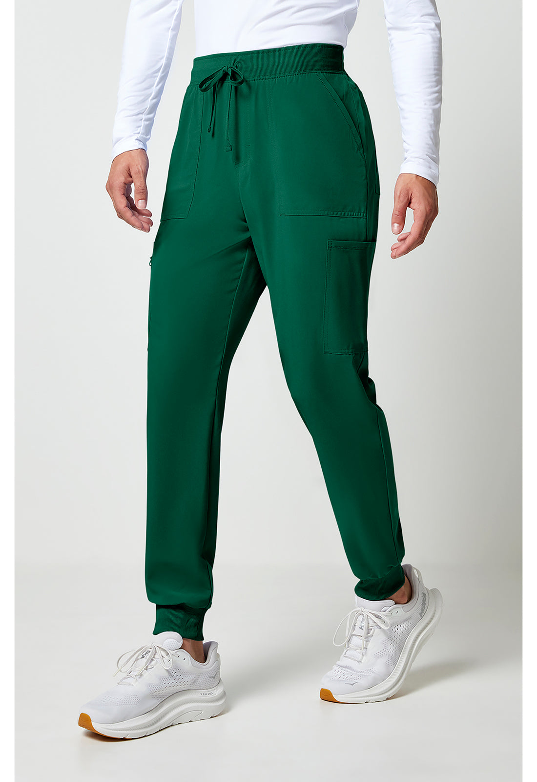 Allura CKA189 Men's Mid Rise Scrub Joggers Hunter Green