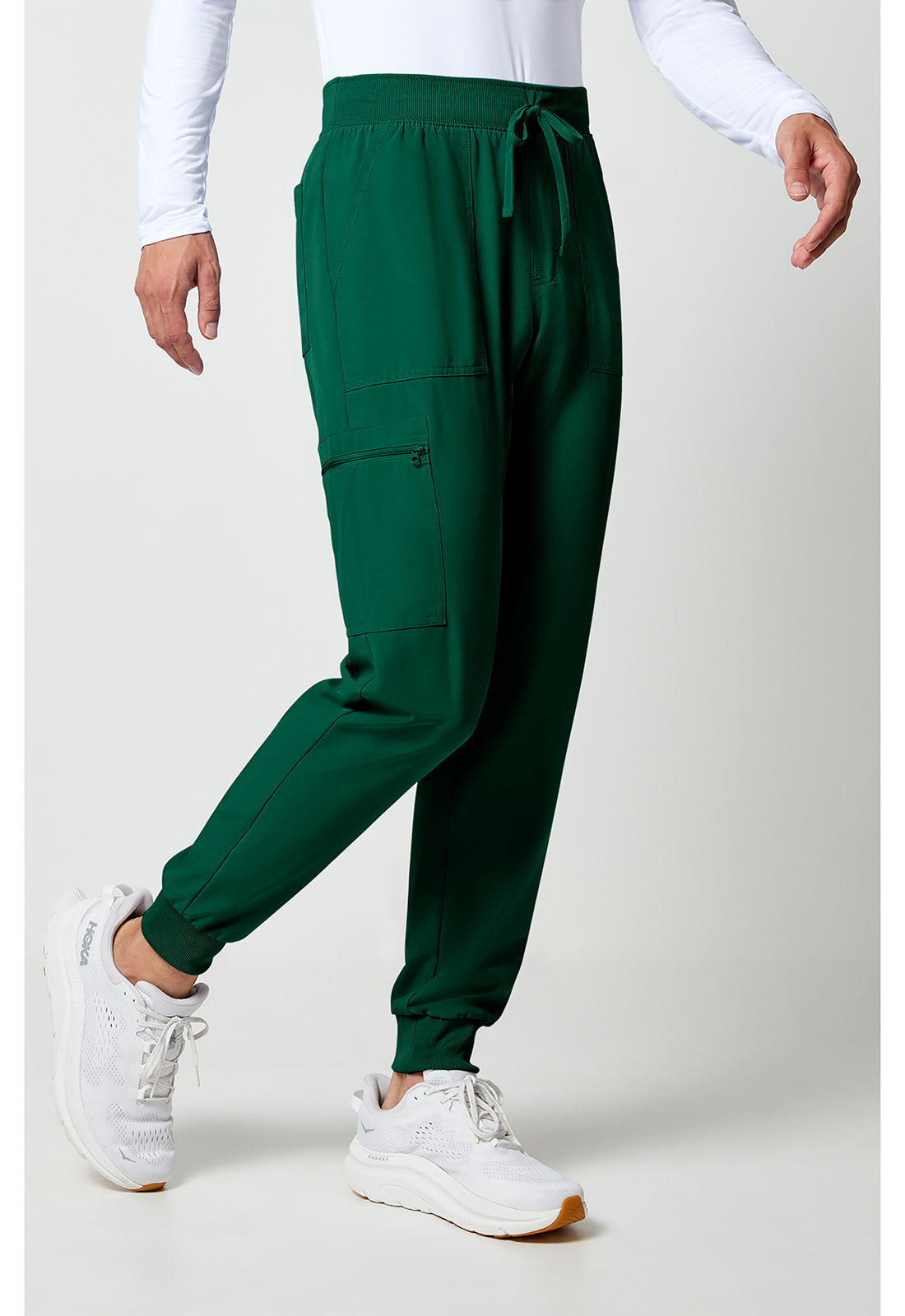 Allura CKA189 Men's Mid Rise Scrub Joggers Hunter Green