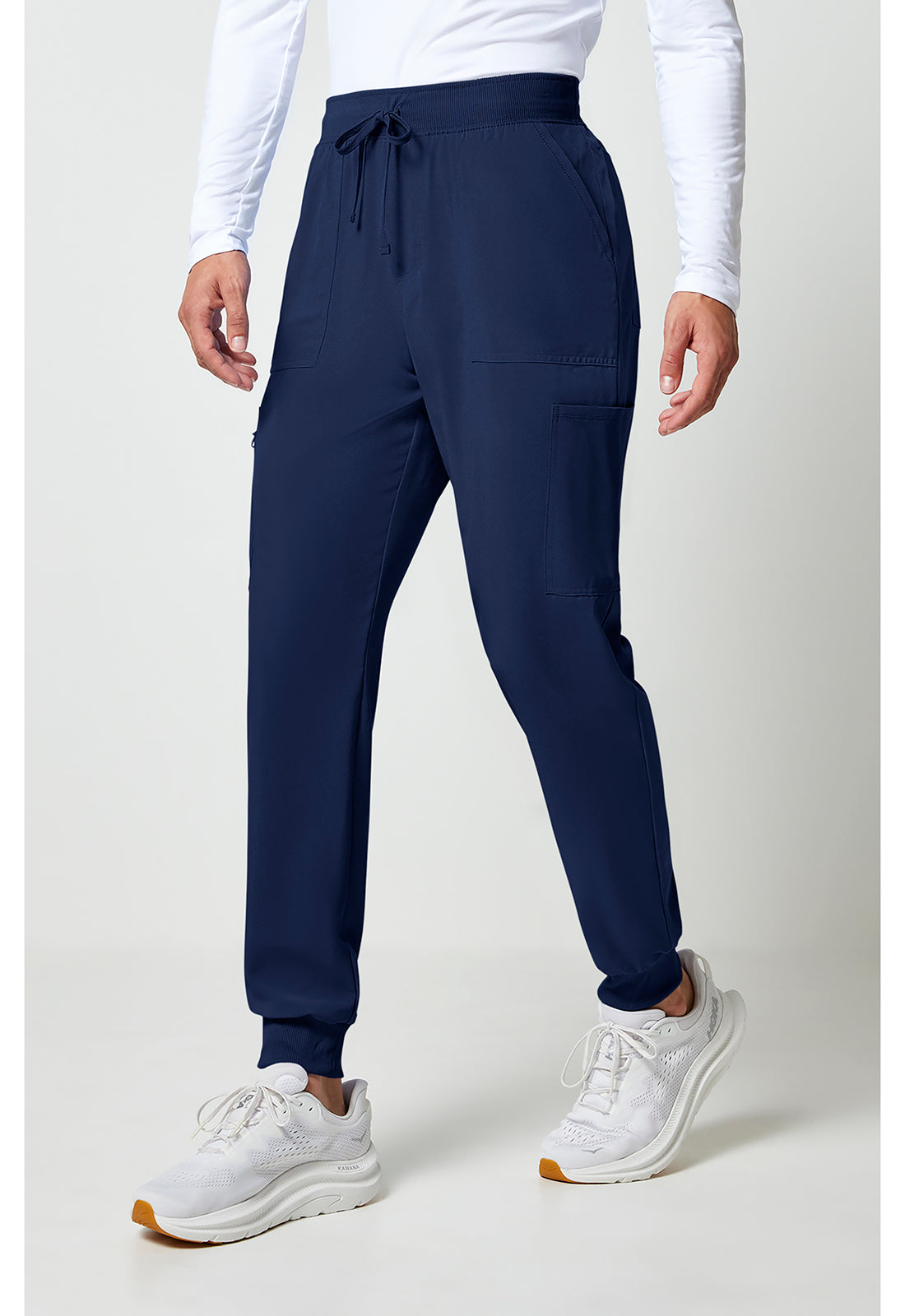 Allura CKA189 Men's Mid Rise Scrub Joggers Navy
