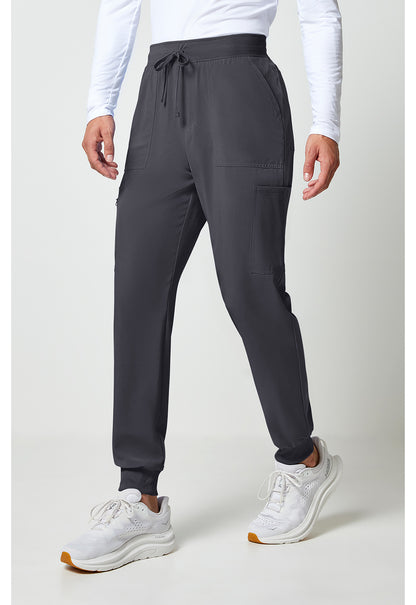Allura CKA189 Men's Mid Rise Scrub Joggers Pewter