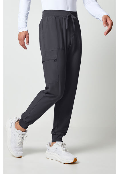 Allura CKA189 Men's Mid Rise Scrub Joggers Pewter