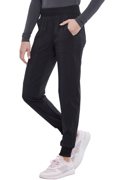 Allura CKA190 Mid Rise Jogger Black Model Image Right Side | Cherokee