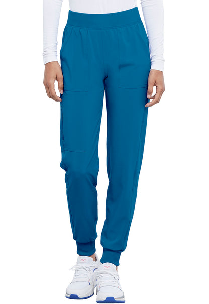 Allura CKA190 Mid Rise Jogger Caribbean Blue Model Image Front | Cherokee