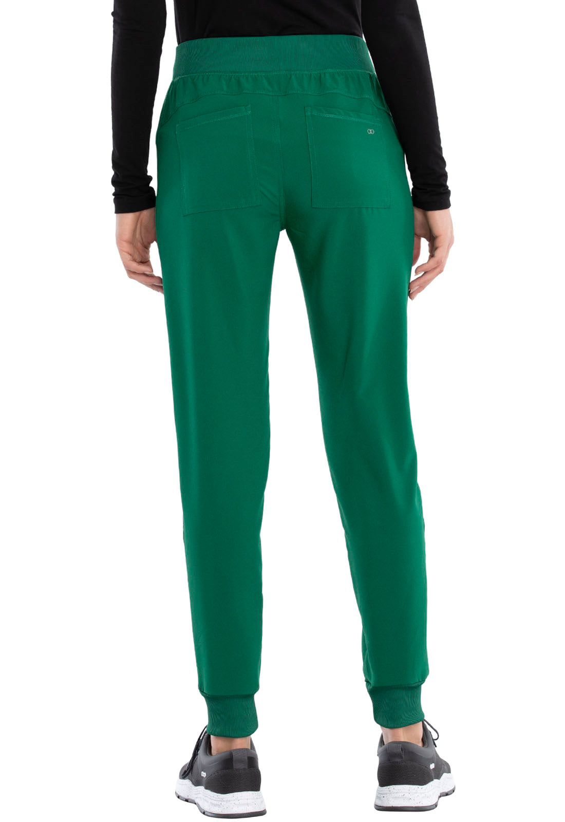 Allura CKA190 Mid Rise Jogger Hunter Green Model Image Back | Cherokee