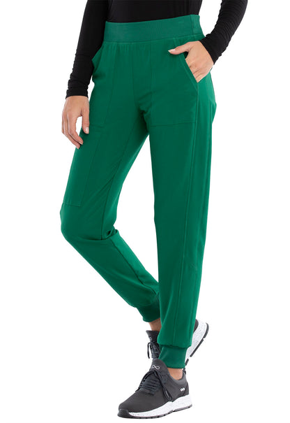 Allura CKA190 Mid Rise Jogger Hunter Green Model Image Right Side | Cherokee