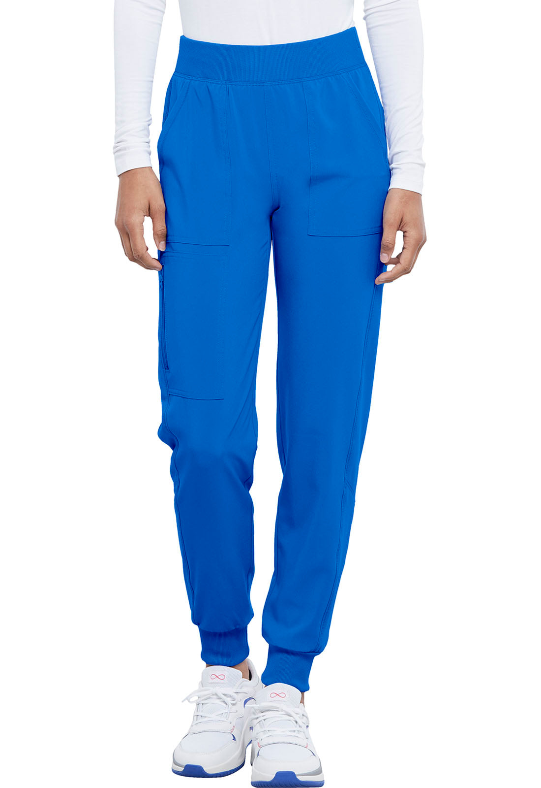 Allura CKA190 Mid Rise Jogger Royal Model Image Front | Cherokee