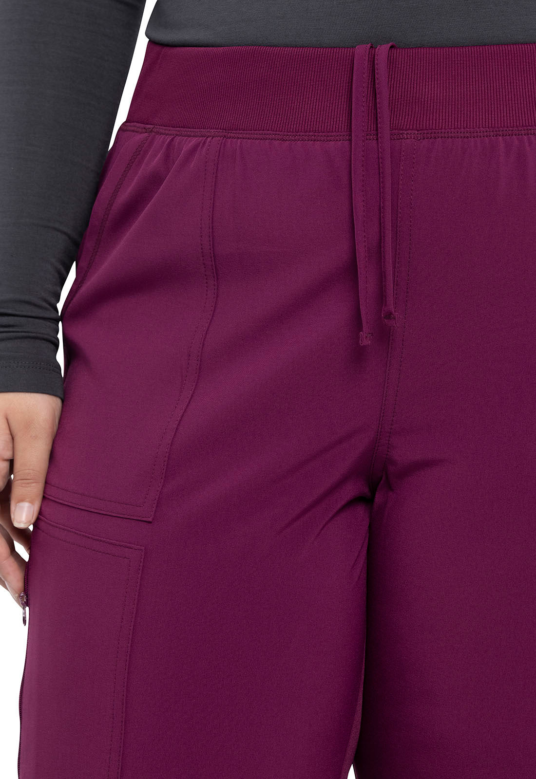 Allura CKA190 Mid Rise Jogger Wine