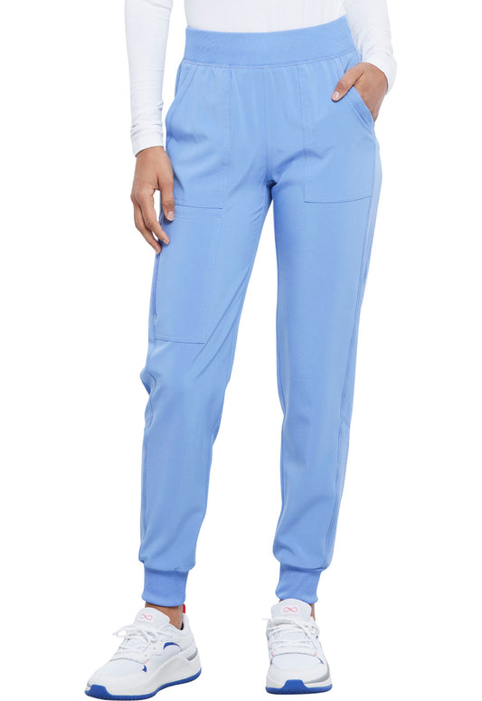 Allura CKA190 Women's Mid Rise Scrub Joggers Ciel Blue