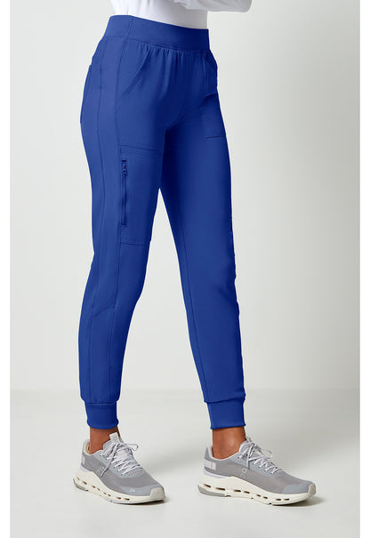 Allura CKA190 Women's Mid Rise Scrub Joggers Galaxy Blue