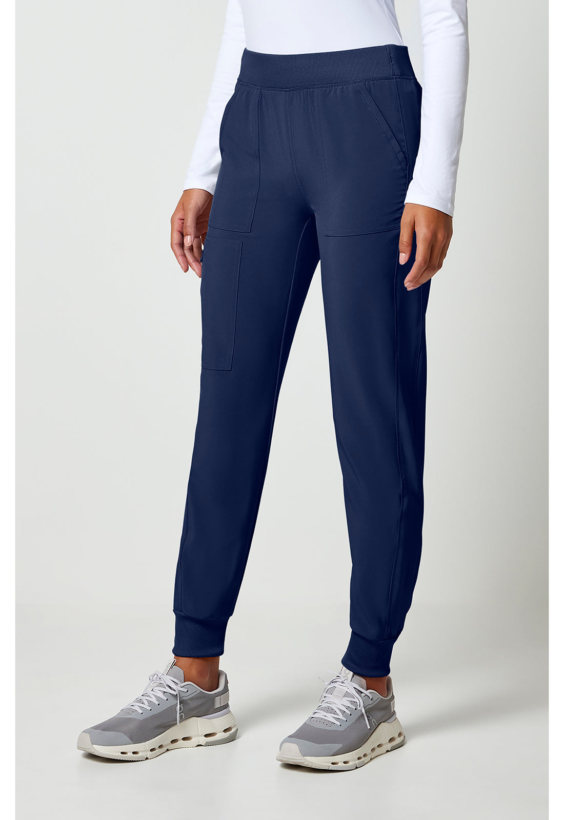 Allura CKA190 Women's Mid Rise Scrub Joggers Navy