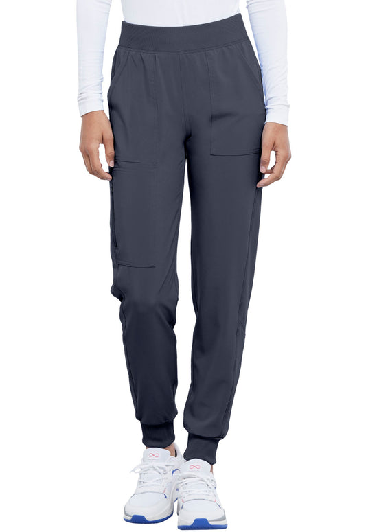 Allura CKA190 Women's Mid Rise Scrub Joggers Pewter