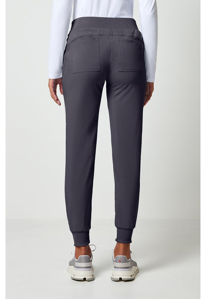 Allura CKA190 Women's Mid Rise Scrub Joggers Pewter