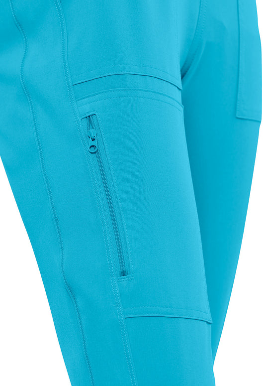 Allura CKA190 Women's Mid Rise Scrub Joggers Teal Blue