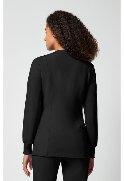 Allura CKA384 Women's Zip Front Jacket Black