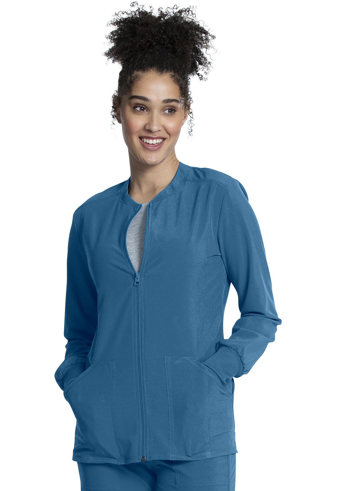 Allura CKA384 Zip Front Jacket Caribbean Blue